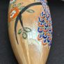 Vintage Japanese Hand Painted Wall Pocket Image 2