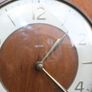 Vintage Smiths Art Deco Wooden Mantle Clock Arabic numerals and chapter dial. (in working order) Image 3