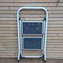 2 Step Folding Step Ladder / Step Stool - White Image 2