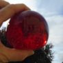 Red glass paperweight, Ornament, Home decor, Glass ornament Image 6
