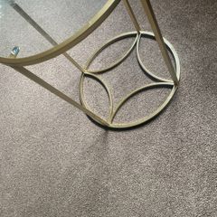 Gold side table