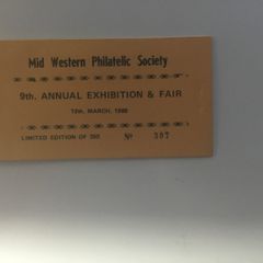 Irish stamps, 1988 Mid Western Philatelic Exhibition Booklet