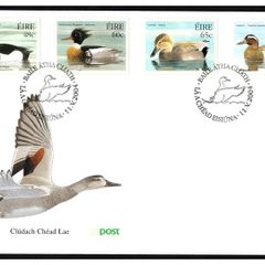 2004 Ireland Fauna & Flora Native Ducks Commemorative Stamps An Post First Day Cover (FDC)