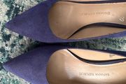 purple suede heels