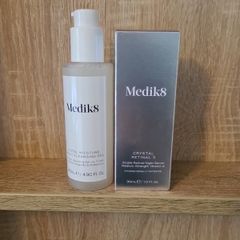 Medik8 Total Moisture Daily Cleansing Gel. 145mL and Medik8 Crystal Retinal 3 Serum 30ml. Both full size