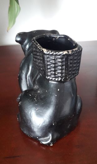 PLANTER - Pot - Holder - Vintage - Bulldog