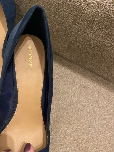 NEXT Shoes Navy Suede Heels