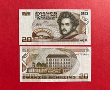 Austria  20. Schilling. 1986. Pick 148. UNC
