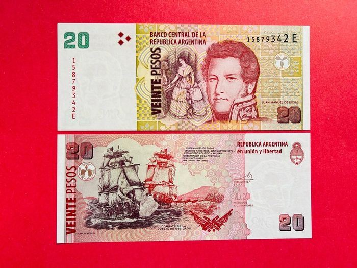 Argentina  20. PESOS. 2003  PICK 355   ( Uncirculated )