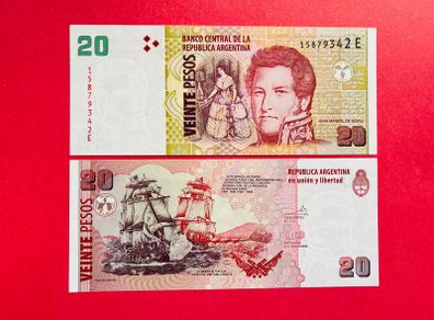 Argentina  20. PESOS. 2003  PICK 355   ( Uncirculated )