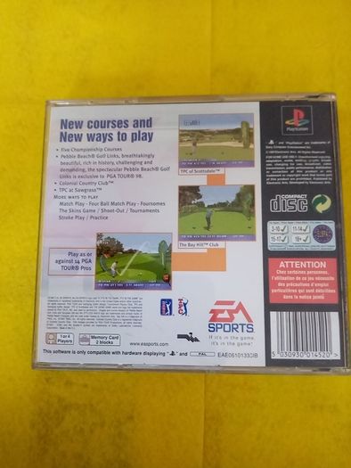 Pga tour 98 PlayStation 1 Ps1 PlayStation 2 Ps2 Games Original