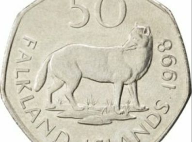 Falkland Island 50 pence UNC 1998 Coin