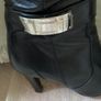 boots- Black , all- leather Karen Millen boots, very flattering shape. Image 2