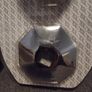Sandleford Octagonal Centre Door Knob  Satin Chrome 77mm Base New X2 Image 3