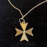 Silver cross on 925 chain Image 2