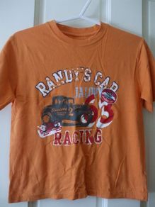 SALE!  Boys Orange Racing T-Shirt