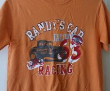 SALE!  Boys Orange Racing T-Shirt