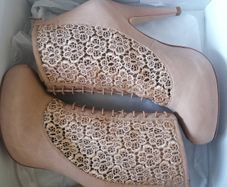 Ankle boots (nude)