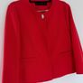Zara boxy shape red blazer Image 2