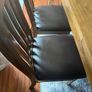 Walnut Dinning Room Table & 6 Chairs Image 4