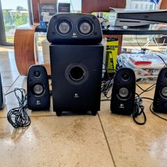 Logitech Z506 5.1 Surround Sound System + Extended Rear Cables