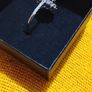 Silver Princess Diana Ring Image 3
