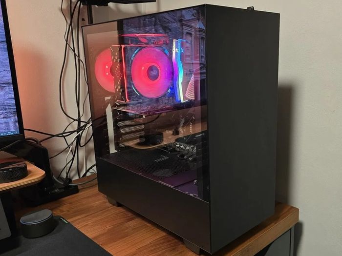 Custom Built NZXT Desktop RGB Gaming PC - Windows 10, Amd Ryzen 5, 32GB RAM, 1.5TB SSD, ATI Radeon 4GB Rx550