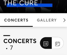 The Cure concert