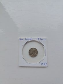 New Zealand 3 pence 1933