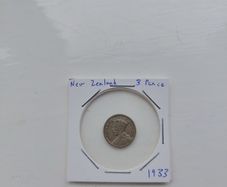 New Zealand 3 pence 1933