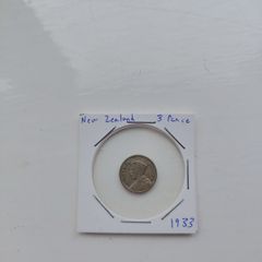 New Zealand 3 pence 1933
