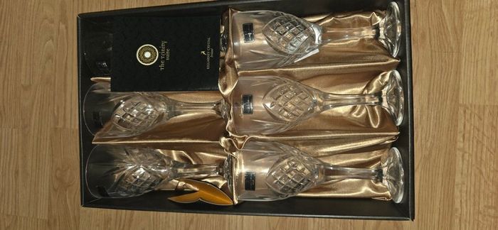 killarney crystal wine glass set