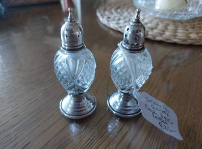 antique salt and pepper set