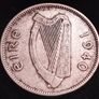#782 - Ireland - 1940 - Shilling - Silver -  KM.14 Image 2