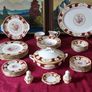 Rare 45 Piece Royal Albert Lady Hamilton Bone China Gold Gilt Dinner And Tea Service / Set For 6 Person Setting Made In England Image 3