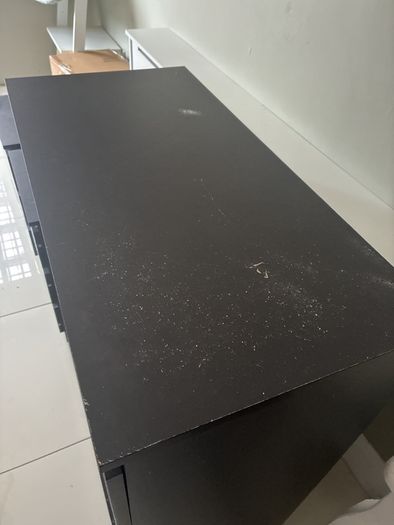 Dark Grey Chest of drawers and 2 matching lockers