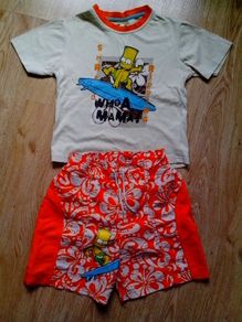 "The Simpsons" Swim suit. Age 4-5