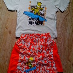 "The Simpsons" Swim suit. Age 4-5