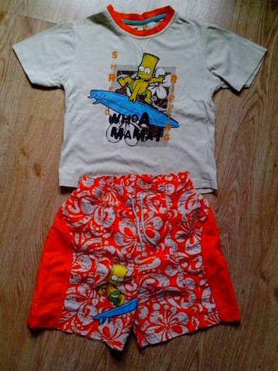 "The Simpsons" Swim suit. Age 4-5