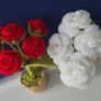 Handmade Crocheted Rose Image 4
