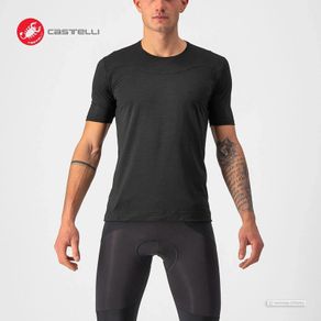 Castelli BANDITO WOOL SS Short Sleeve Thermal Cycling Base Layer