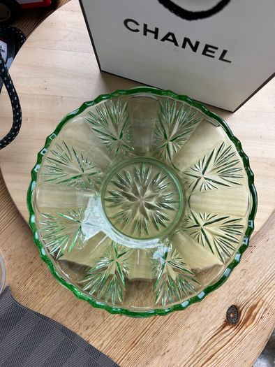 Vintage Green Bowl