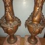Pair of Antique French Vasees Image 4