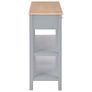 Sideboard Grey 110x35x80 cm MDF Image 5