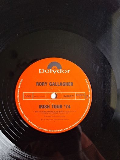 Vinyl Rory Gallagher Irish Tour '74