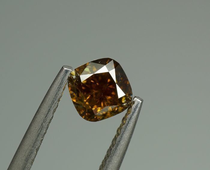 Yellow/Brown Diamond  0.52 ct HIGH Quality.