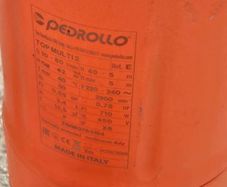 Water Pump Submersible ( Pedrollo Multi 2)