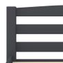 Bed Frame Dark Grey Solid Pinewood 160x200 cm Image 2