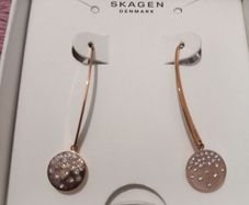Brand New Rose Gold Drop Earrings
