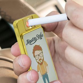 Personalised Photo USB Cigarette Lighter with your photo image or logo
